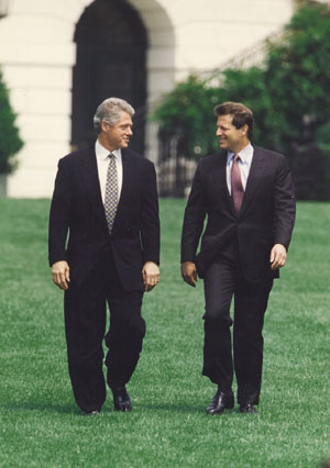 President Bill Clinton and Vice President Al Gore