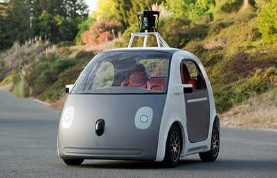Photo of self-driving car