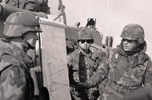 Soldiers in the 1991 Gulf War